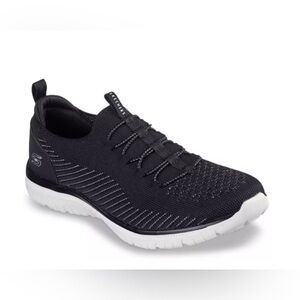 Skechers Virtue Twilight Black Memory Foam Sneakers-WORN ONCE-Size 7